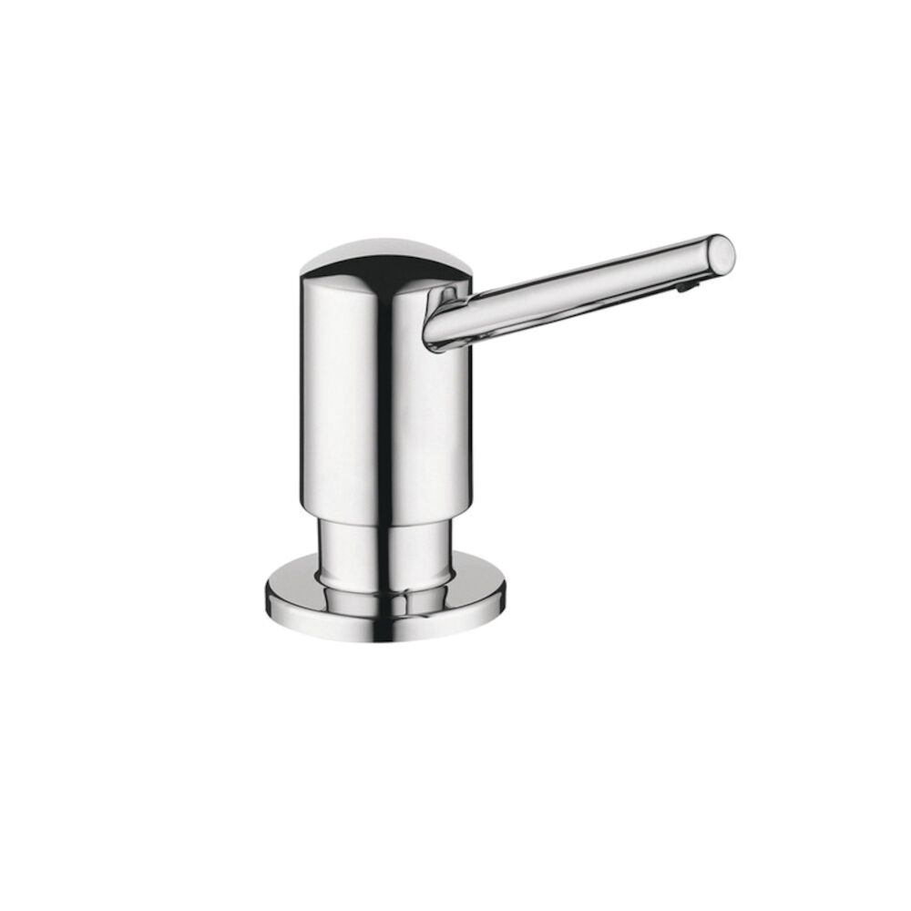 Hansgrohe 04539000 Contemporary E/S Soap Dispenser, 16 oz Bottle, Wall Mount, Metal