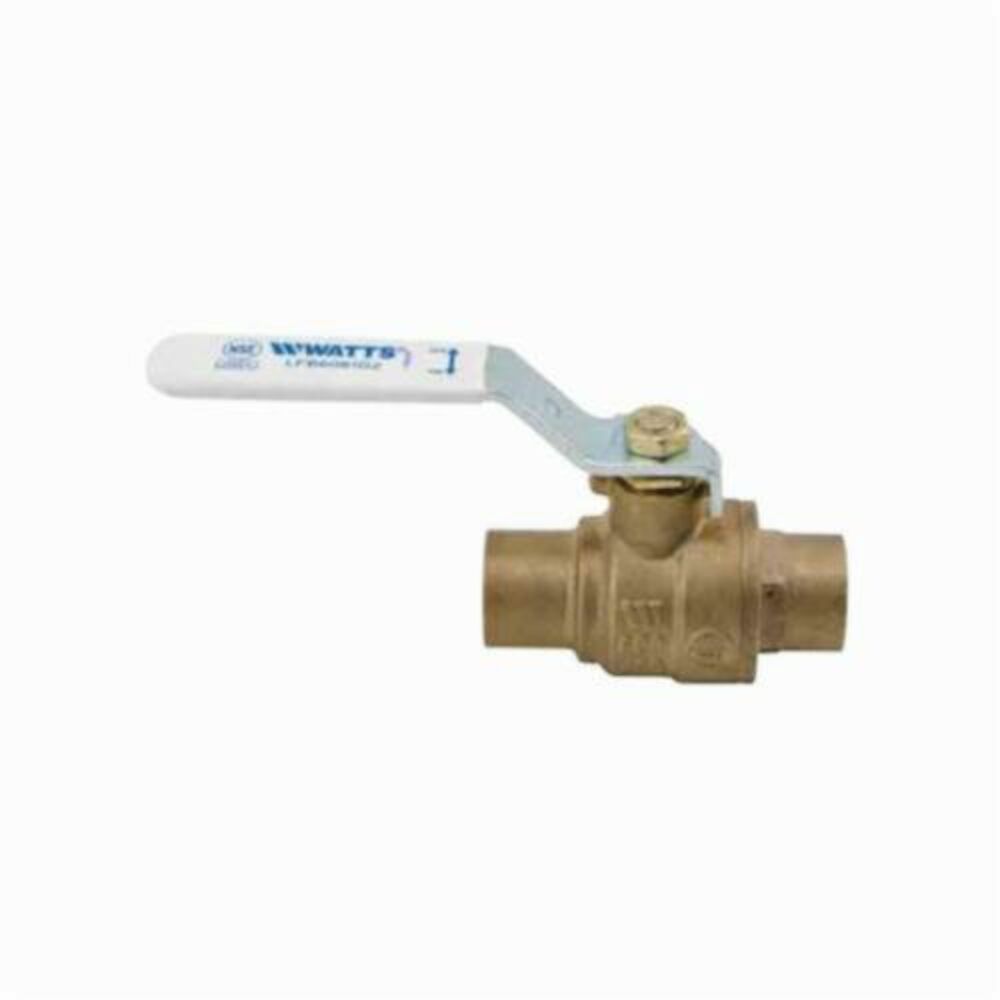 0450109 LFB6080G2 2-Piece Ball Valve With Handle, 1/2 in, Solder, Forged Bronze Body