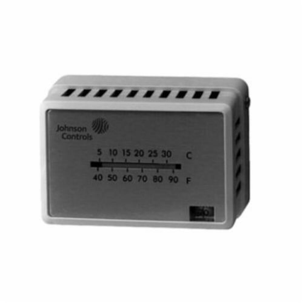 Johnson Controls T-4002-204 Single Temperature High Volume Output Thermostat, 2 Pipes, Reverse, 5/32" Barb