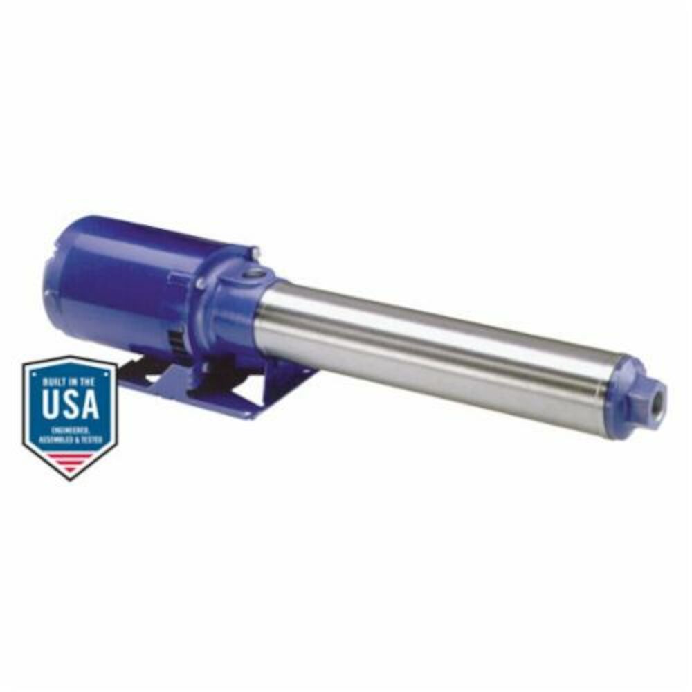Goulds 10GBC10 GB Series Booster Pump, 1" NPT Inletx1" NPT Outlet, 1 hp, 115/230 V, Cast Iron, 3500 rpm Motor