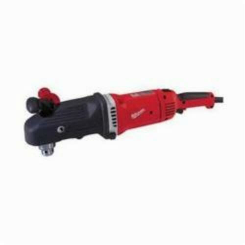 Milwaukee® Tool 1680-20 Super Hawg® Grounded Electric Drill, 1/2 in Keyed Chuck, 120 V, 450 to 1750 rpm, 22 in OAL, Tool Only