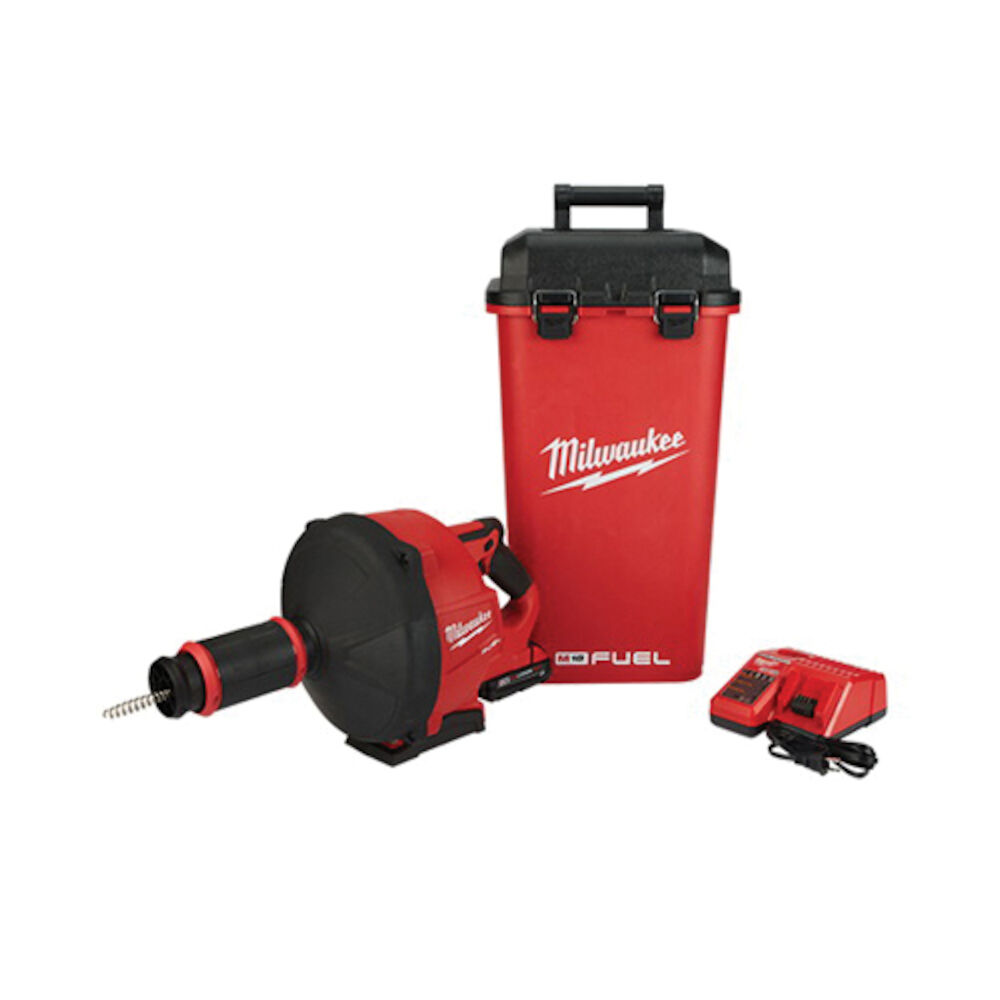 Milwaukee® Tool 2772A-21 Cordless Drain Gun Kit w/ CABLE-DRIVE™ Locking Feed System