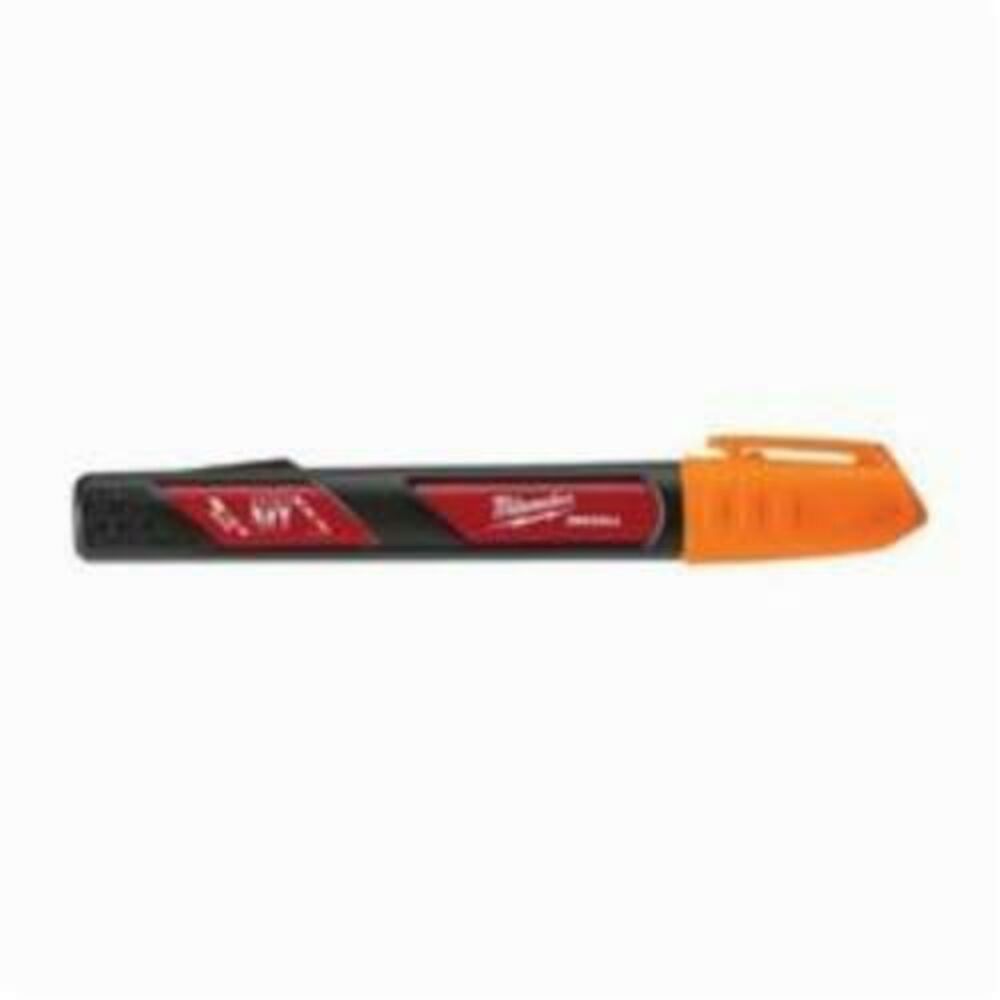 Milwaukee® Tool 48-22-3771 INKZALL™ Liquid Paint Marker, Acrylic Nib/Plastic, Orange/Red