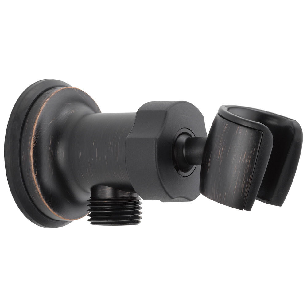 Delta Universal Showering Components Adjustable Wall Mount Elbow, Venetian Bronze