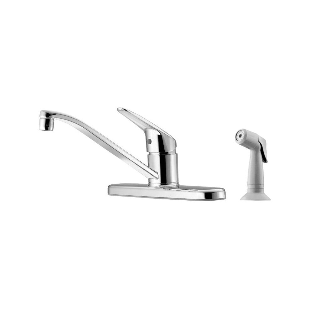 CFG CA40513C Cornerstone™ Kitchen Faucet w/ Chrome Plated Side Spray, Chrome Plated