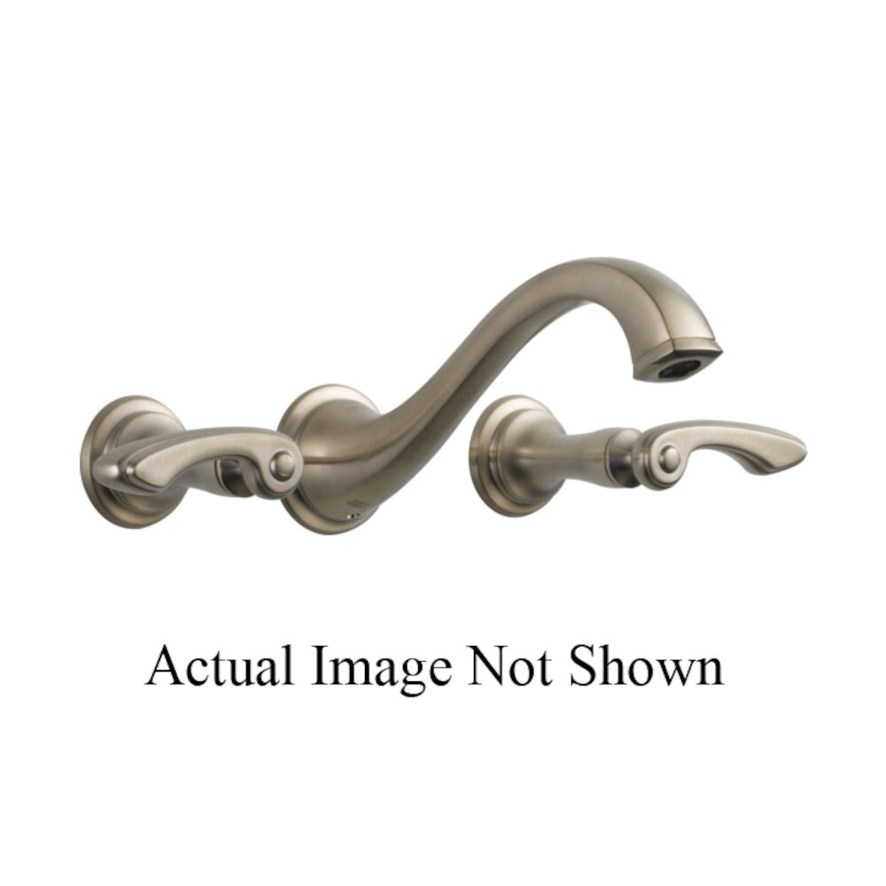 Brizo Charlotte® Two-Handle Wall Mount Lavatory Faucet - Less Handles 1.2 GPM, Brushed Nickel