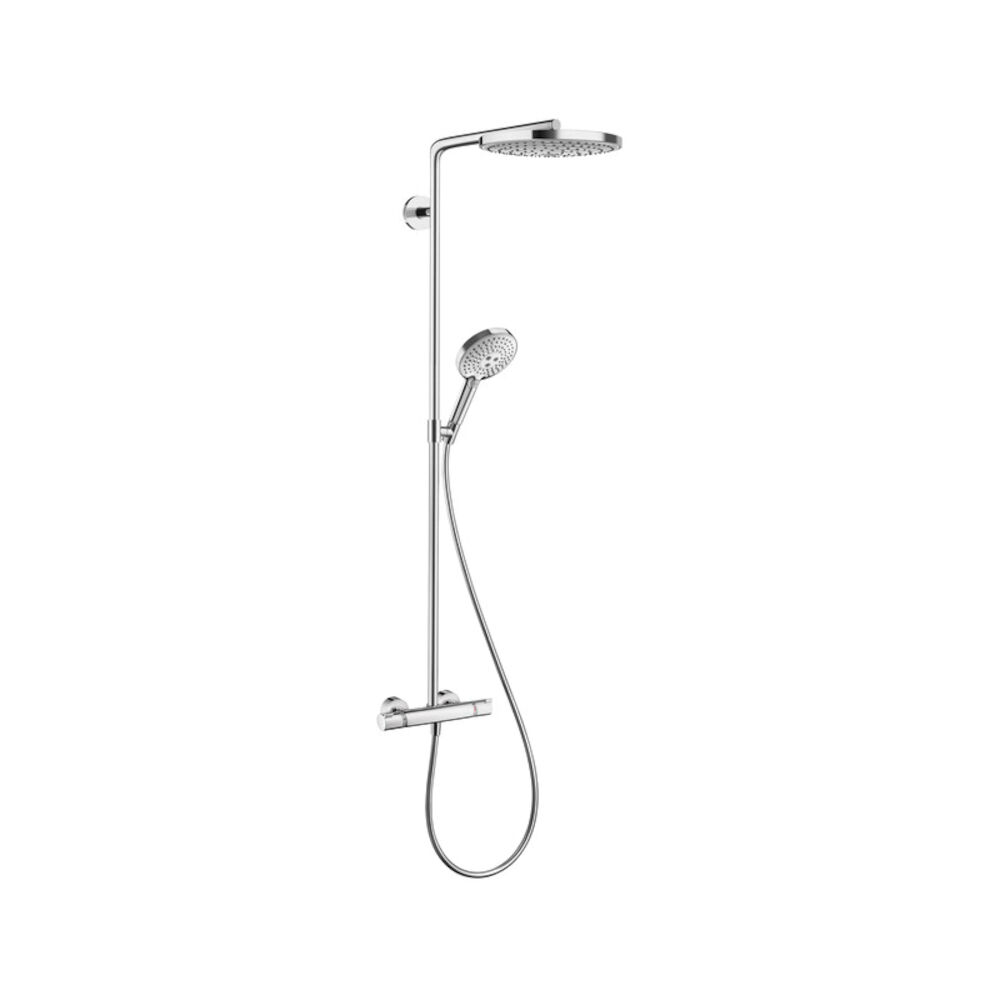 27129001 Raindance Select S 240 Shower Pipe, Massage/Rain/Spray, Chrome Plated