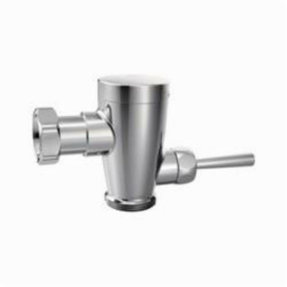Moen® 8310MR128 M-DURA™ Manual Urinal Flush Valve, 1.28 gpf, 1" IPS Inlet, 15 to 120 psi, Chrome Plated, Domestic