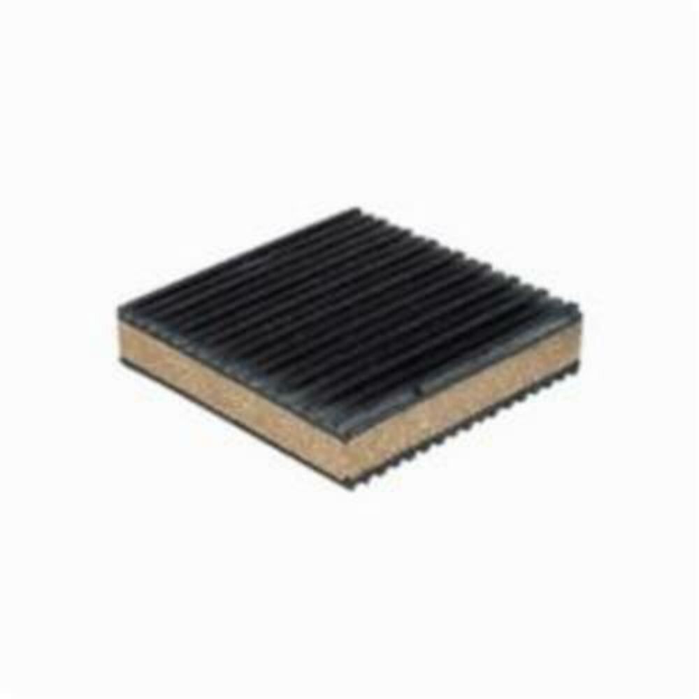 Bramec® 6136 Anti-Vibration Pad, 6" Lx6" W, Cork/Rubber