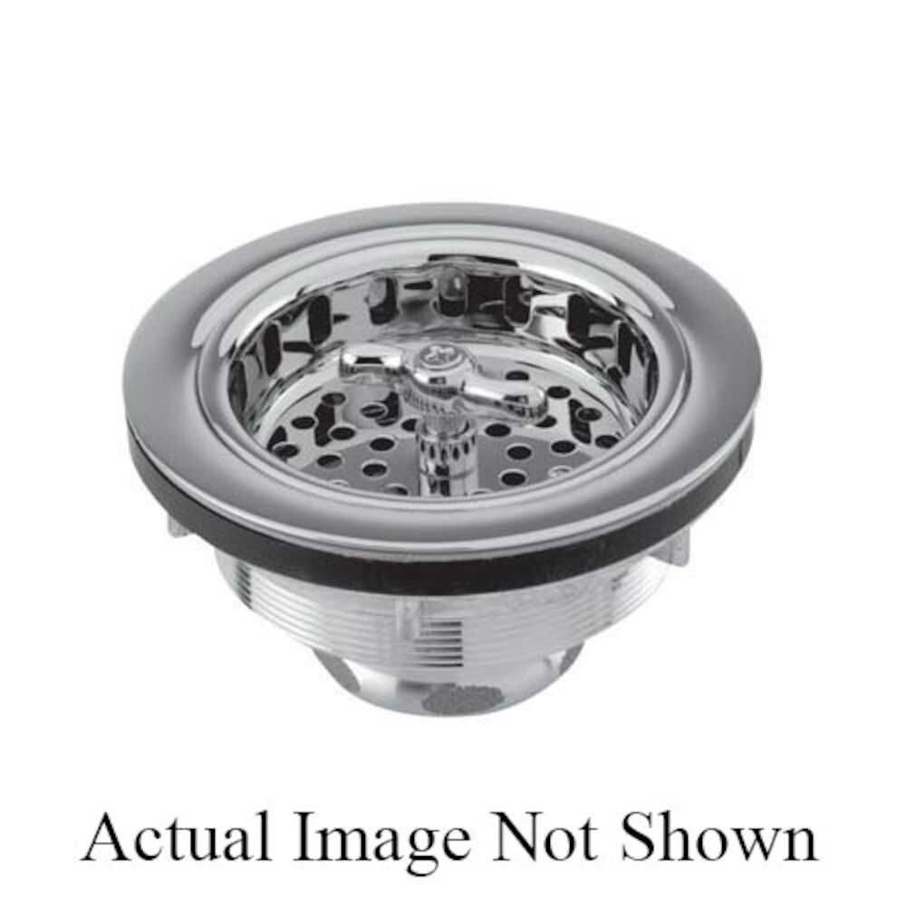 Newport Brass® 120/20 Wing Nut Locking Style Large Basket Strainer Set, Solid Brass, Stainless Steel