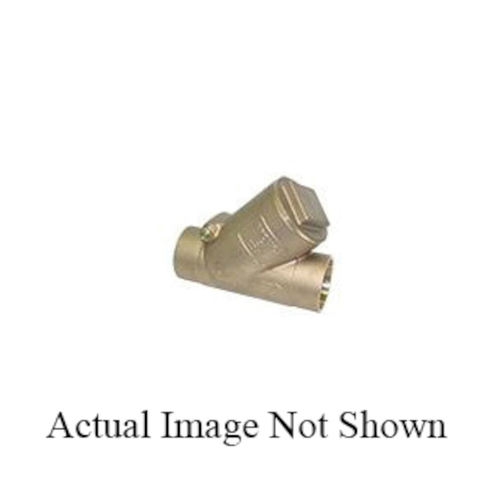 Apollo™ 61Y-093-01 161S12 Y-Pattern Swing Check Valve, 1/2", Solder, 125 lb, Low Lead Compliance: Yes, 7 gpm, Bronze Body