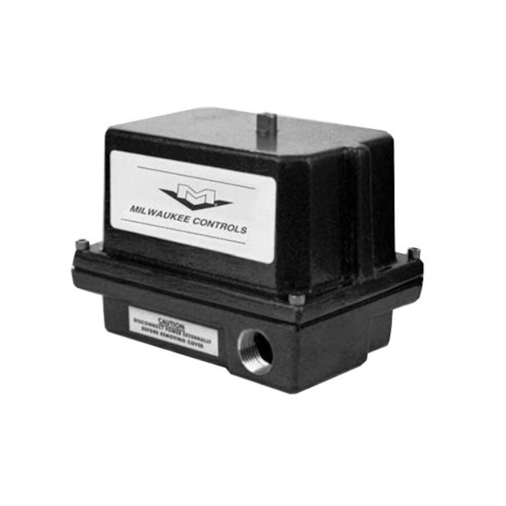 Milwaukee Valve MCR100I MC Series Electric Actuator, 100 in-lb Output, Cast Aluminum Enclosure Body
