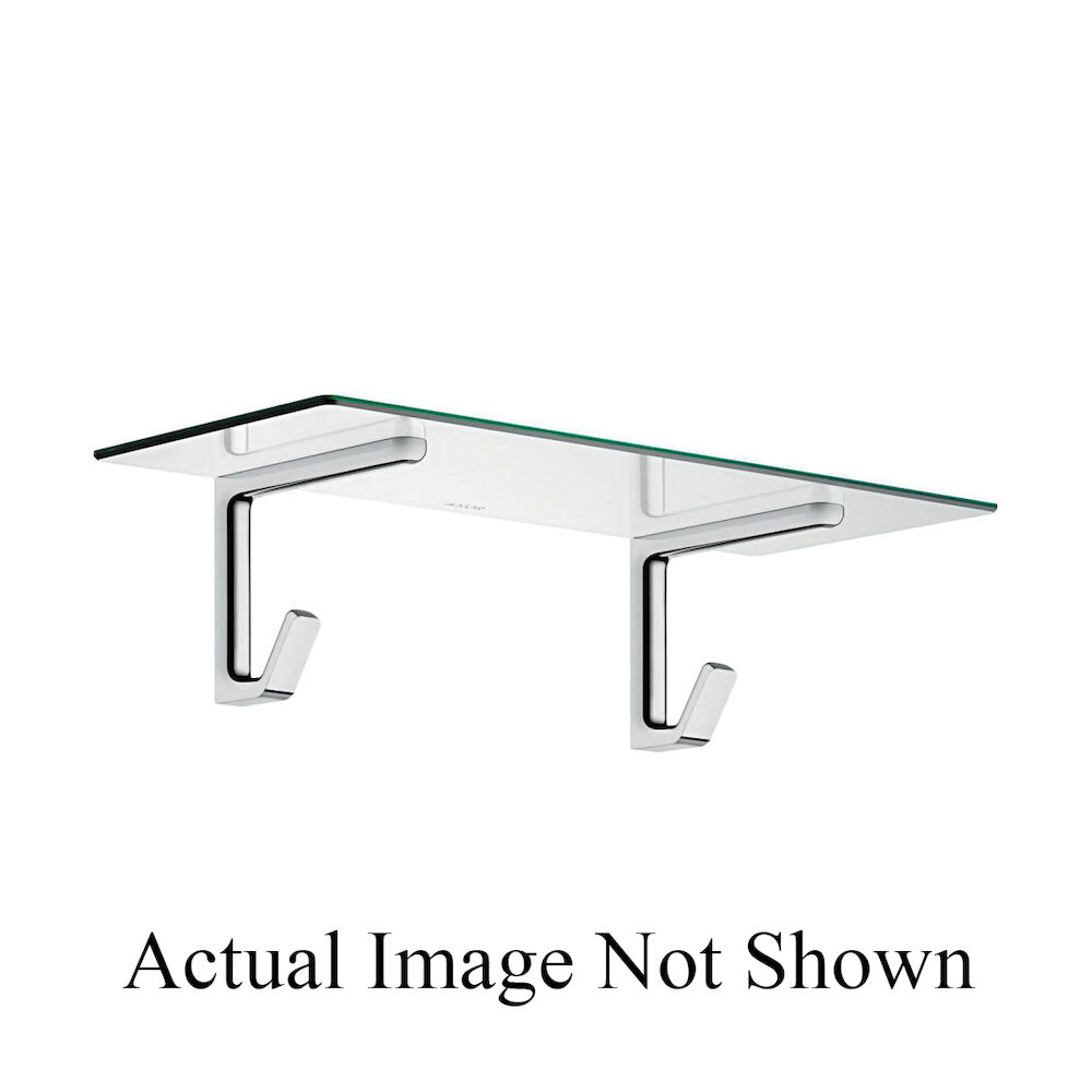 AXOR 42842820 Universal Bathroom Shelf, 600 mm OALx251 mm OADx159 mm OAH, Glass