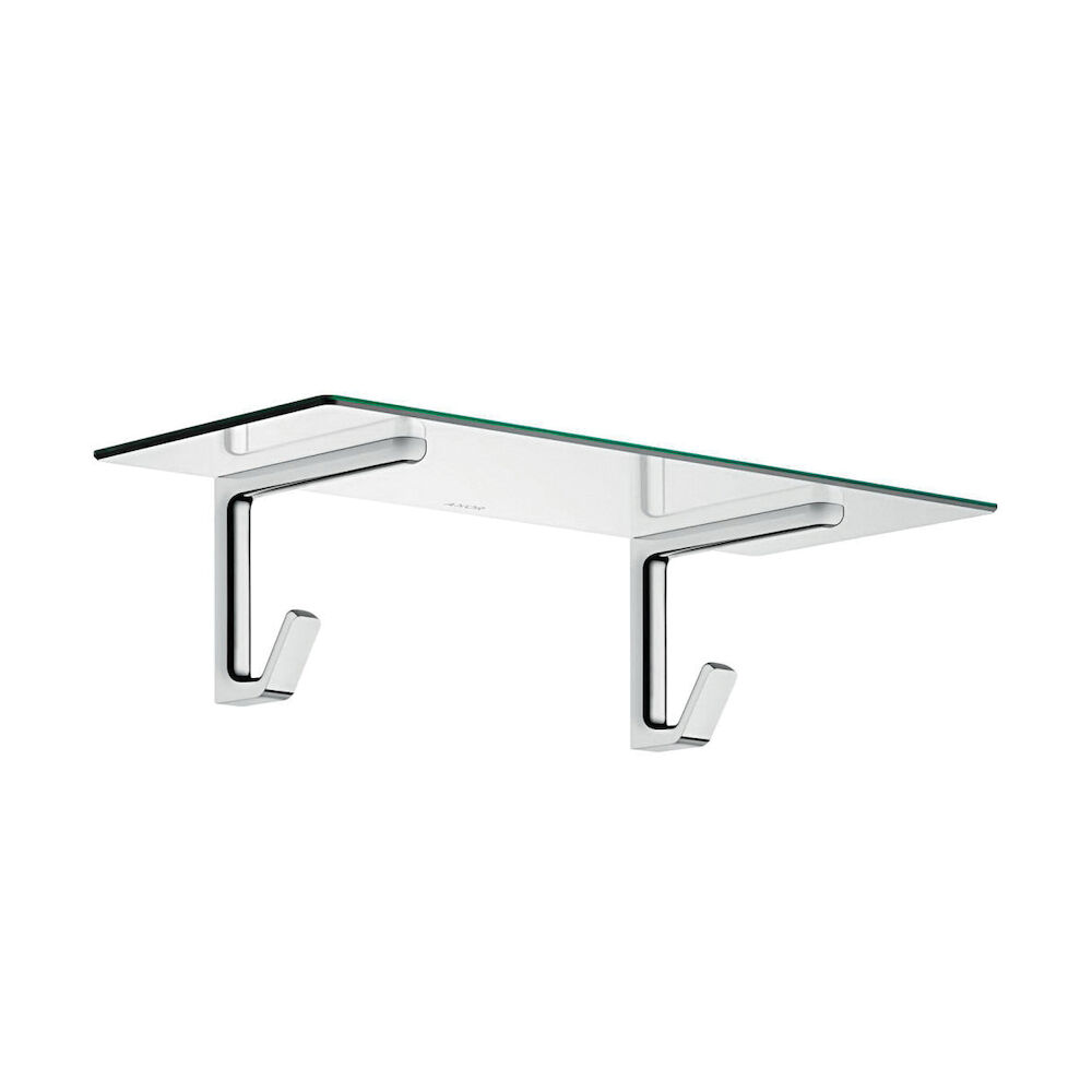 AXOR 42842000 Universal Bathroom Shelf, 600 mm OALx251 mm OADx159 mm OAH, Glass