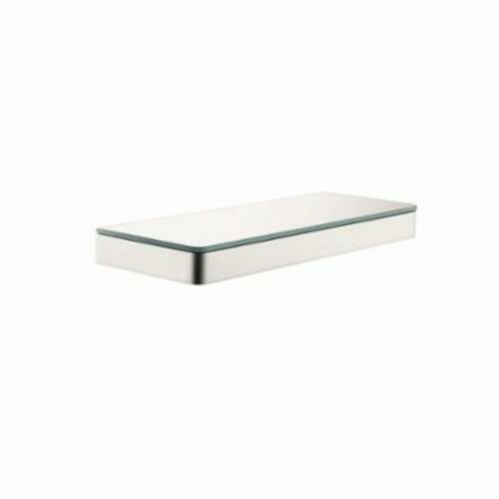 AXOR 42838820 Universal EU Version Shelf, 11-3/4" OALx4-3/8" OADx1-1/8" OAH, Glass/Metal, Import