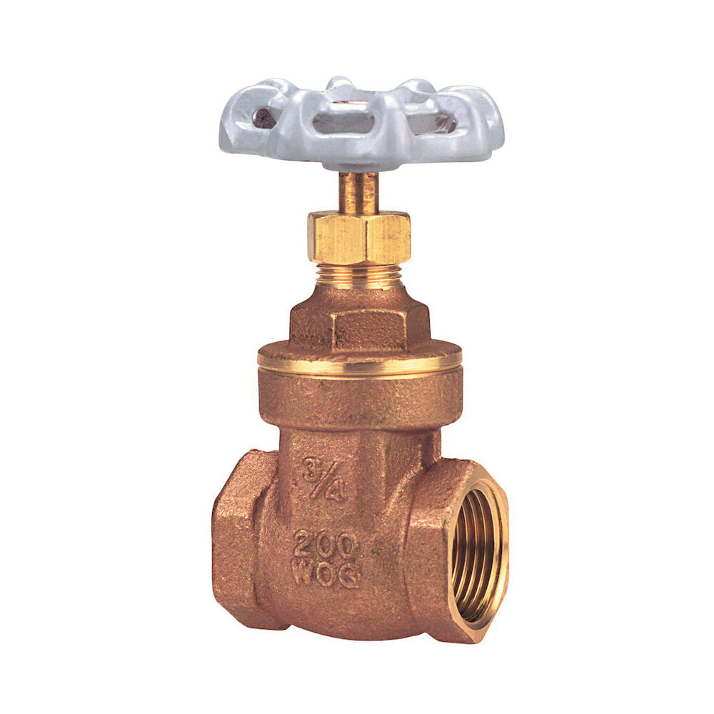 NIBCO® N001164 TI-8 Gate Valve, 1/4 in, NPT, Brass Body, Import