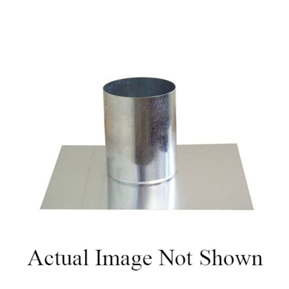 Snappy™ RCA-04661626 Roof Cap Adaptor w/ 6" Flush Plate, 4", 26 ga, Steel