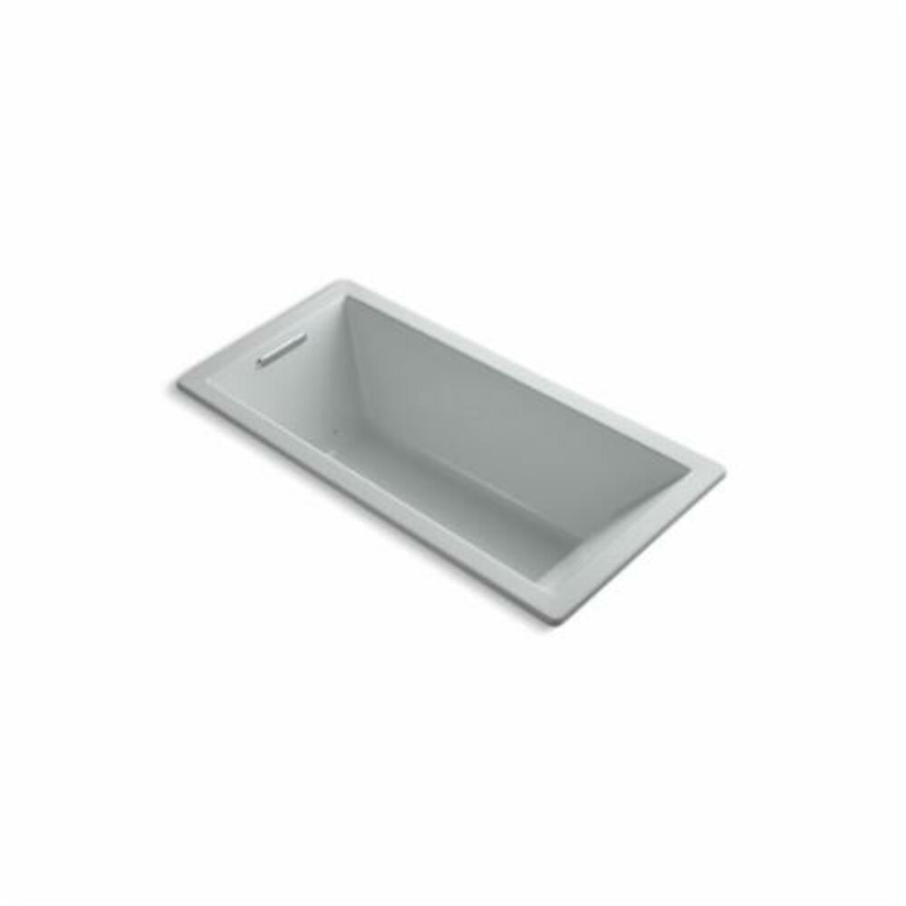1822-GVB-95 Underscore® Bathtub, BubbleMassage™ / VibrAcoustic®, Rectangular, 66 in L x 32 in W, End Drain, Ice Gray™