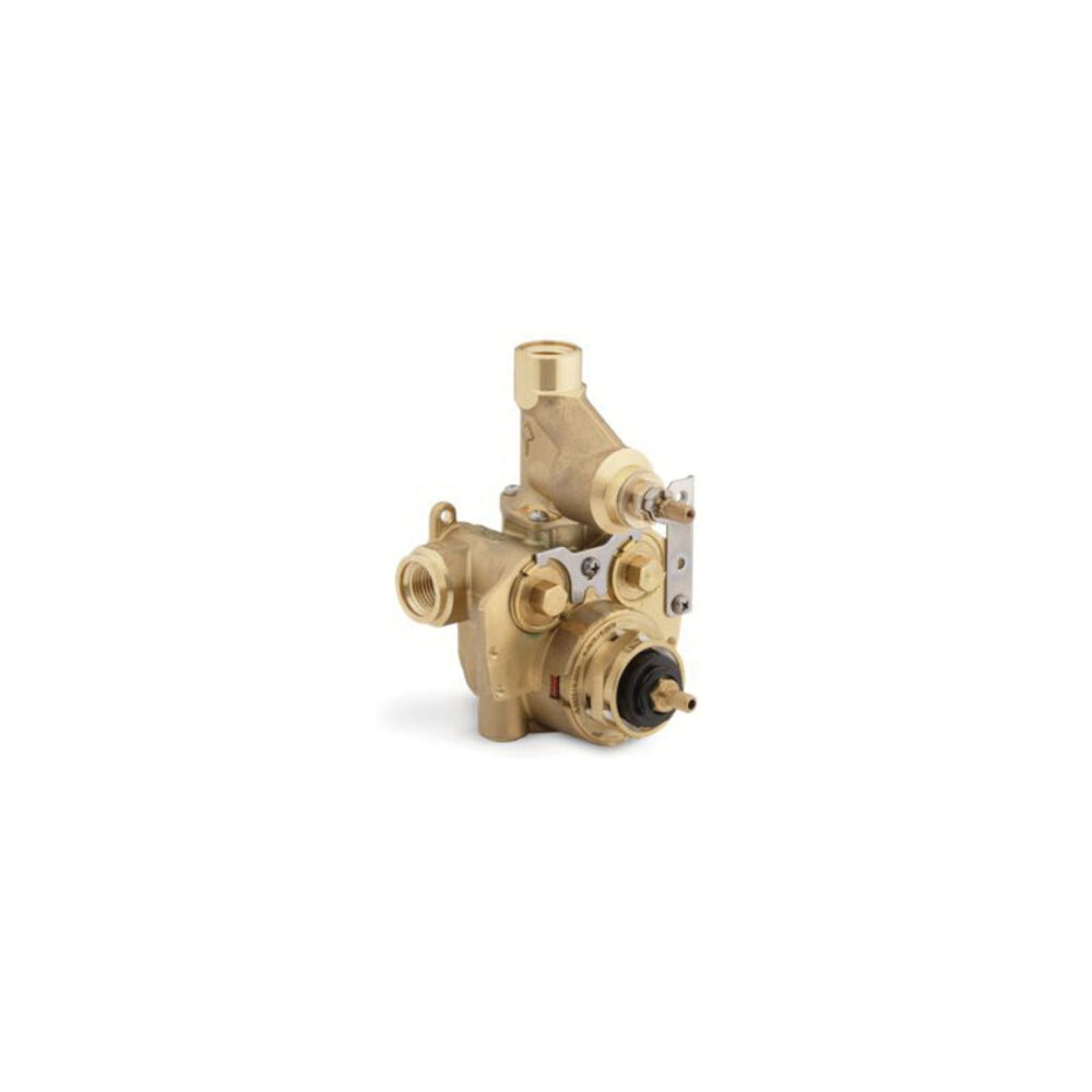 Kohler® 2973-KS-NA MasterShower® Thermostatic Valve, 1/2" Inletx1/2" Outlet, 7.2 gpm, Brass Body
