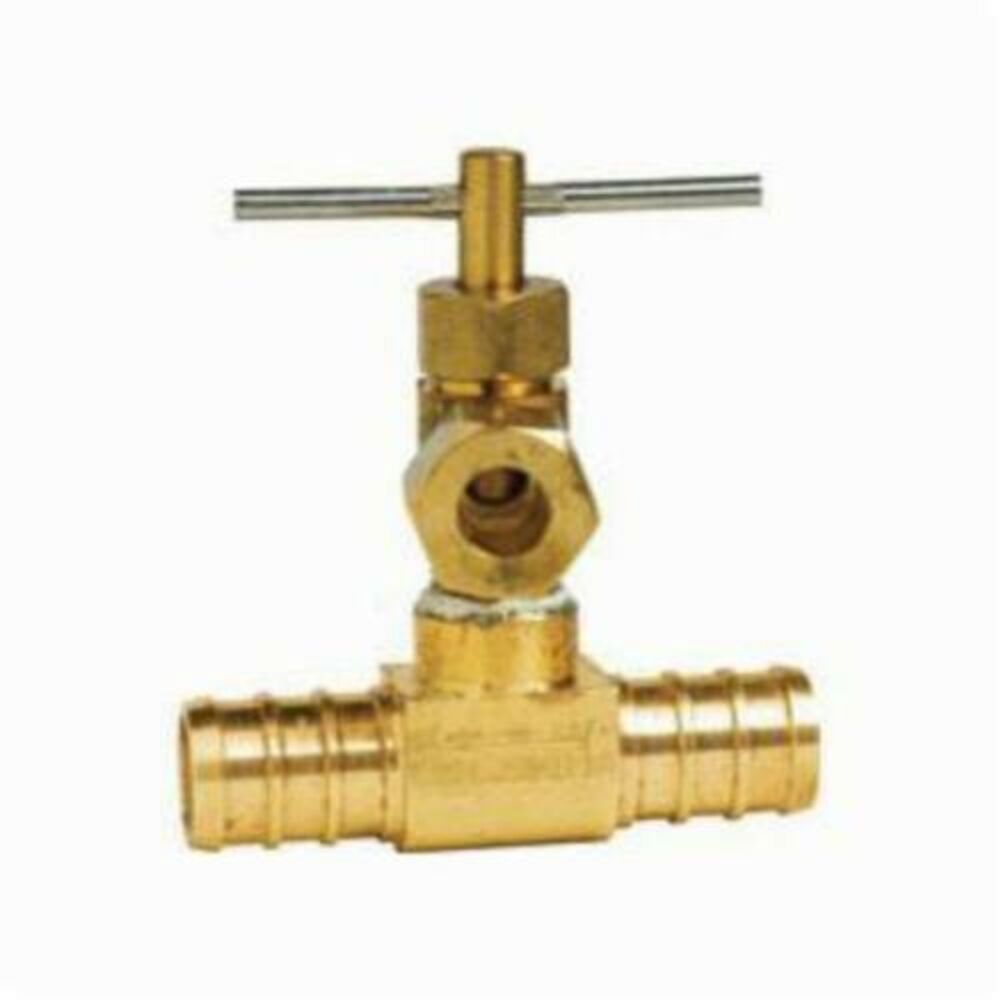 PowerPEX® 637XG9220 Ice Maker Tee Valve, 1/2x1/4 in, F1807 Crimp PEXxPress