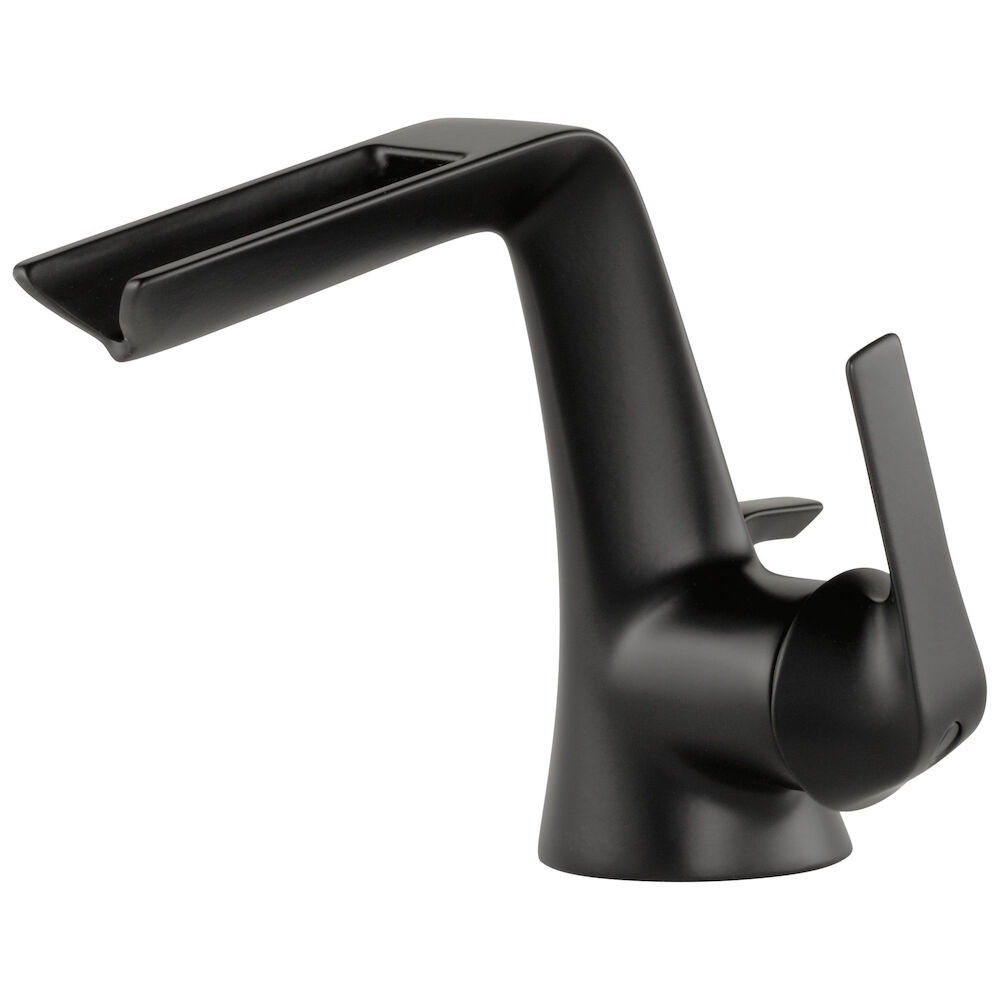 65051LF-BL Lavatory Faucet, Pop-Up Drain, Matte Black