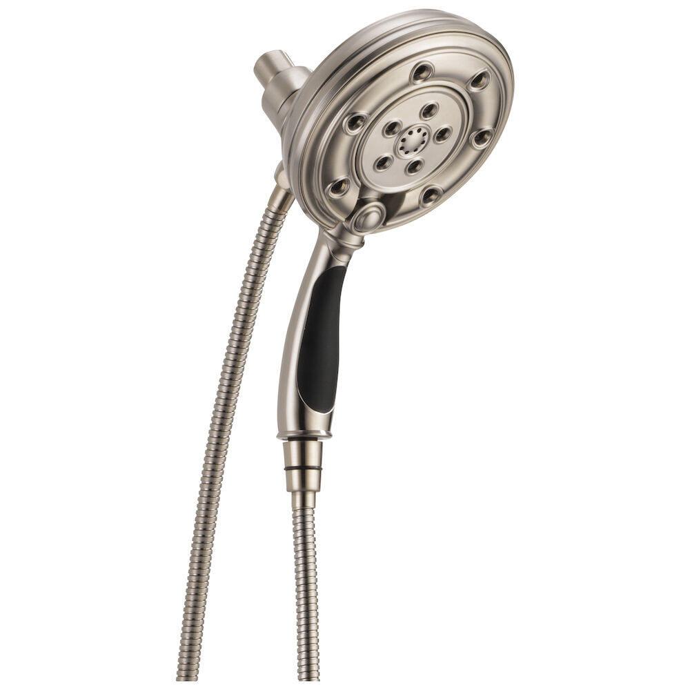 D86200NK25 Brizo Essential™ Shower Classic Round H2Okinetic® Multi-Function Hydrati® 2|1 Shower, Luxe Nickel