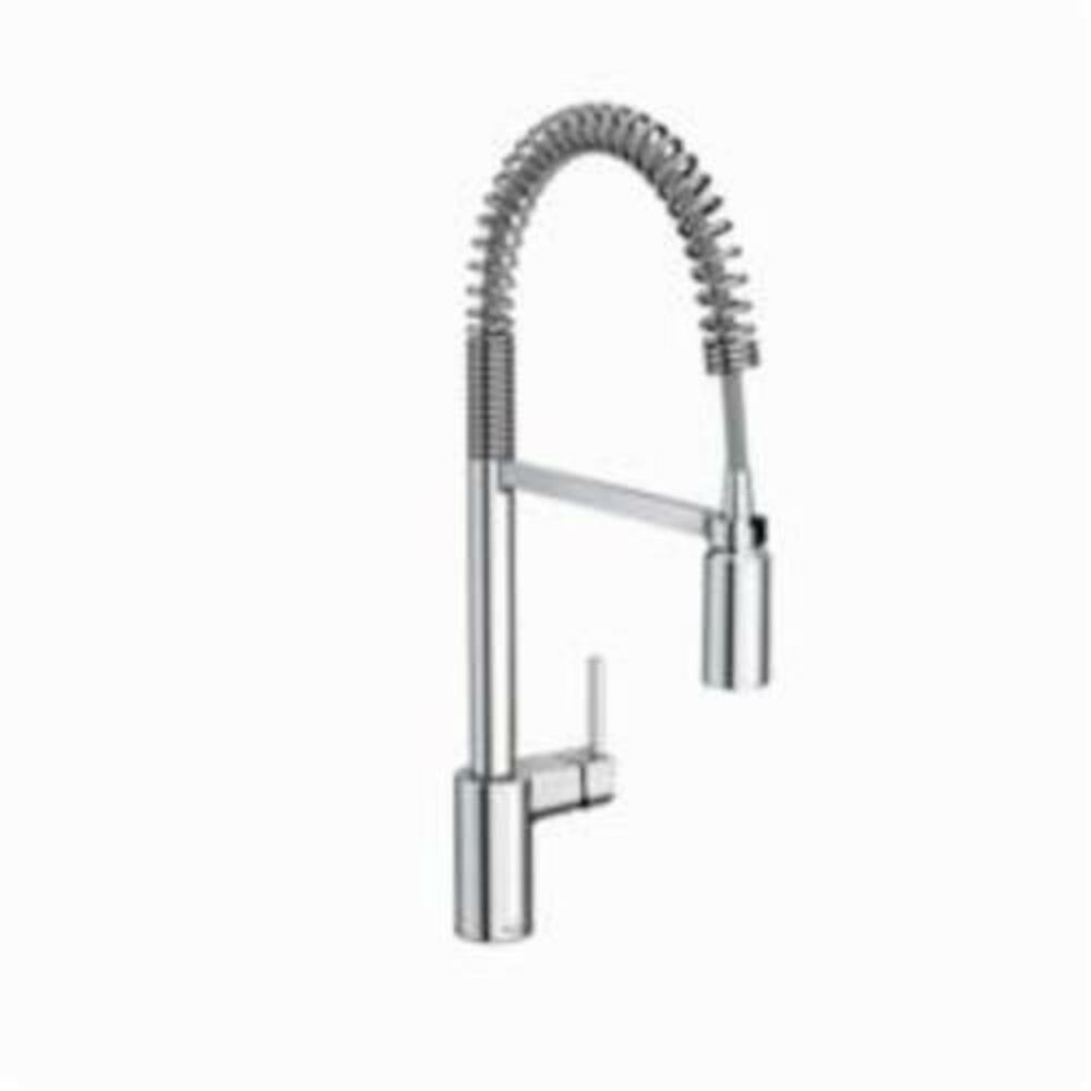 Moen® 5923 Align™ Pre-Rinse Spring Kitchen Faucet, 1.5 gpm, Chrome Plated, 1 Handle, Domestic