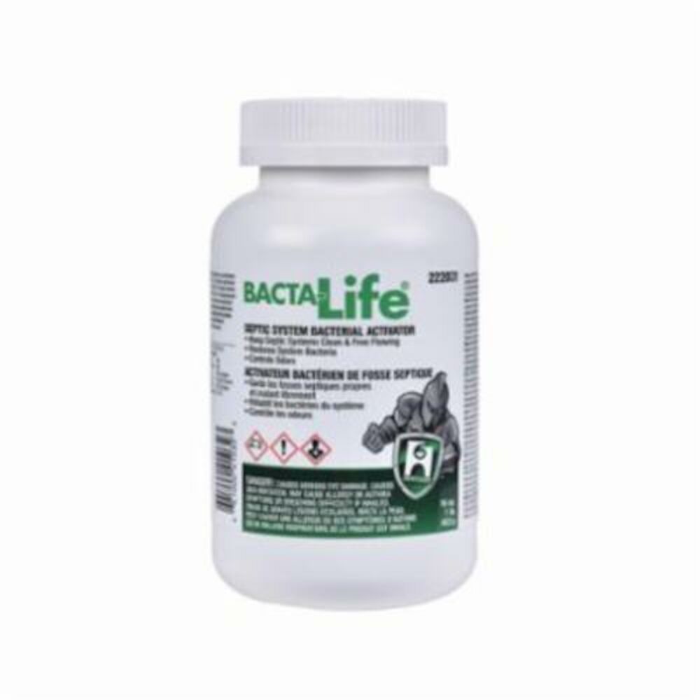 Hercules® Bacta-Life® 222031 Drain Opener, 1 lb, Solid Powder, Tan