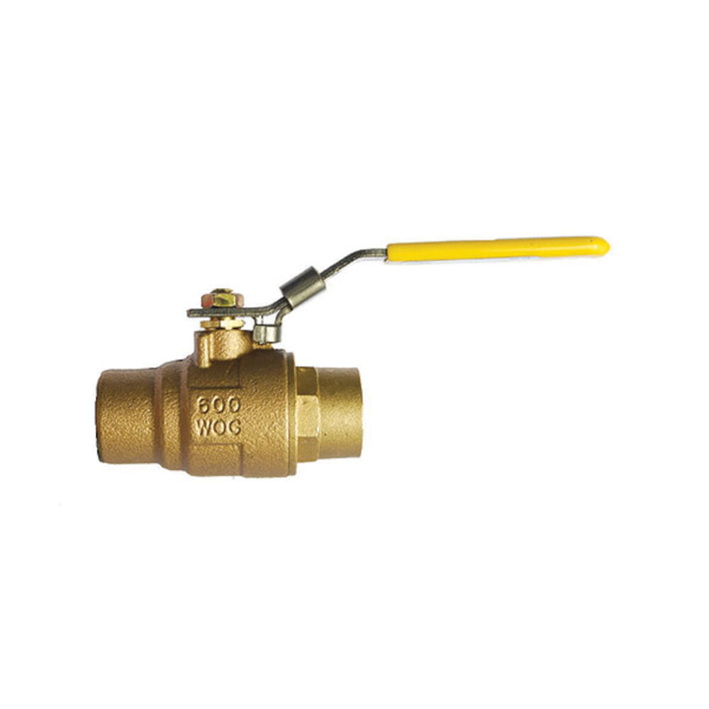 BA150 LDA 112 BA-150 2-Piece Ball Valve With Lock Handle, Cast Bronze Body