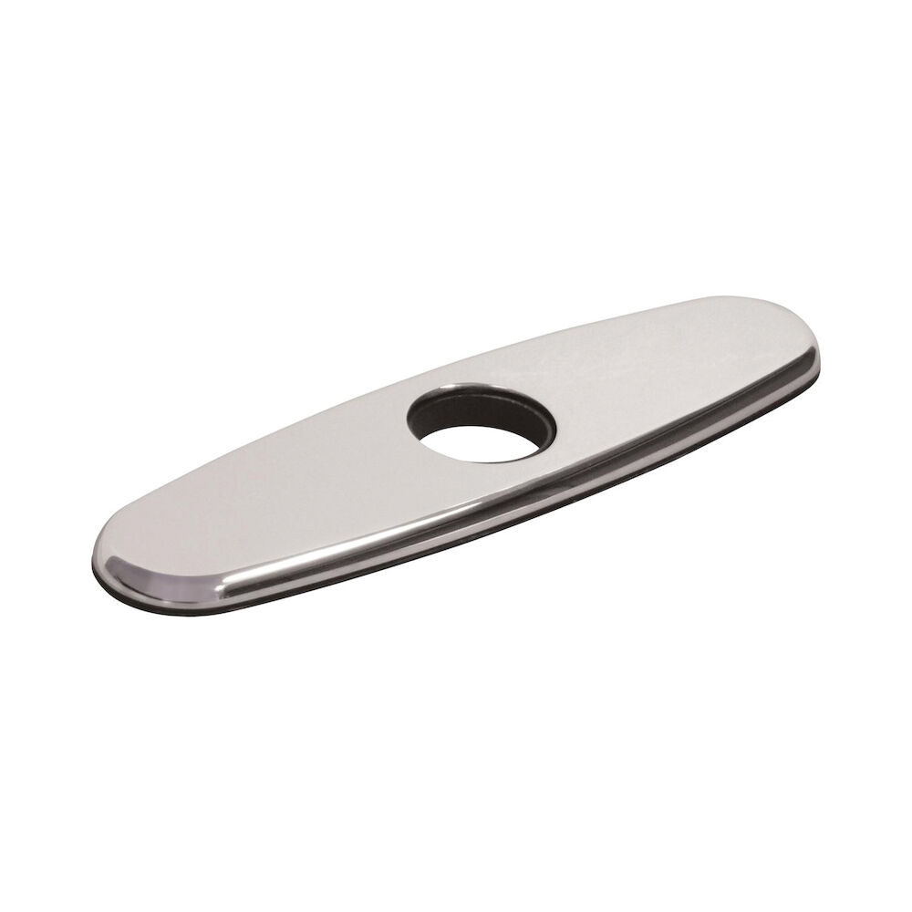 LK133CR Escutcheon Plate, 10-3/4" Lx1/2" Hx3" W, Zinc, Chrome Plated