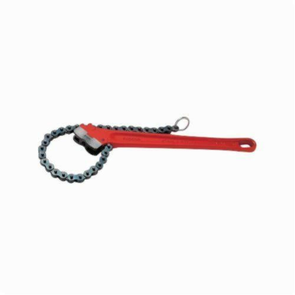 RIDGID® 31320 Heavy Duty Chain Wrench, 2-1/2 to 5 in, 18" OAL, Double End Alloy Steel Jaw, Alloy Steel Handle
