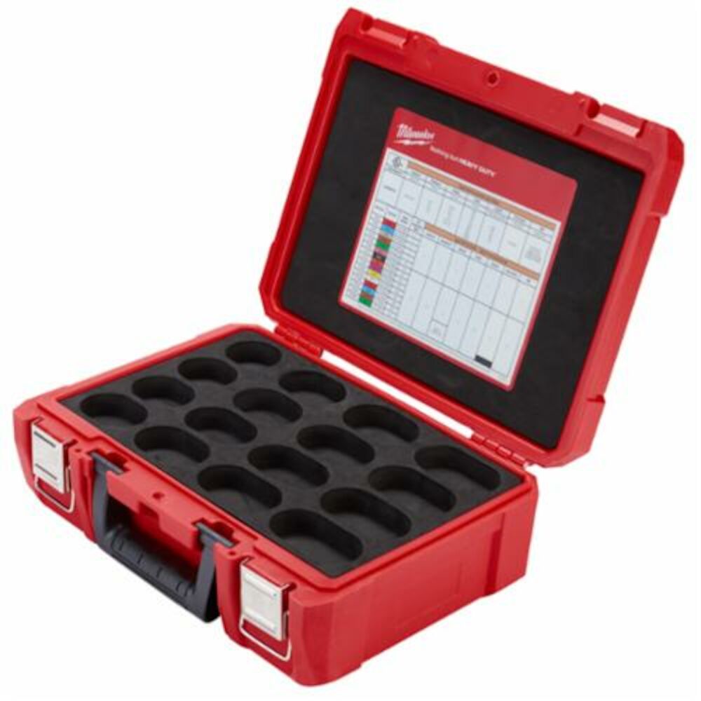 Milwaukee® Tool EXACT™ 49-12-CASE Die Case, 10.236 in Hx4.606 in Wx13.386 in D, Plastic, Red