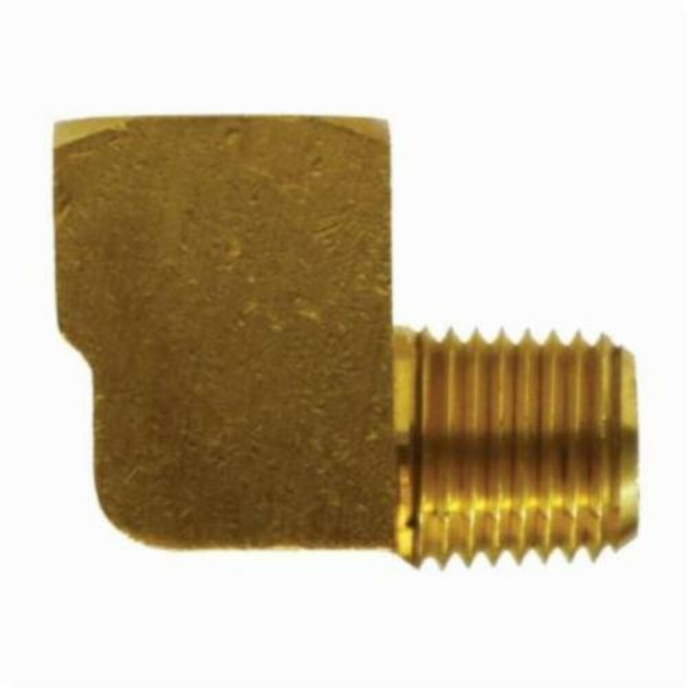 MMM 28156 Street Elbow, 1/8 in, MIPxFIP, Brass, Import