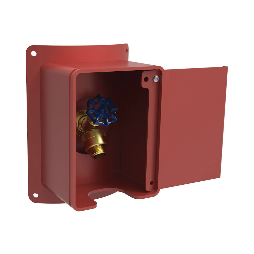 LK4471LHBRED Locking Hose Bib, 1/2 in, Domestic