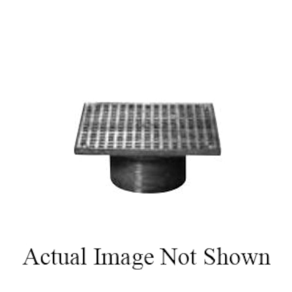 ZN400-10S-USA Type S Light Duty Adjustable Strainer Top, Square Pattern, 28 sq-in Open Area, 3-1/2-8 NPSM, Domestic