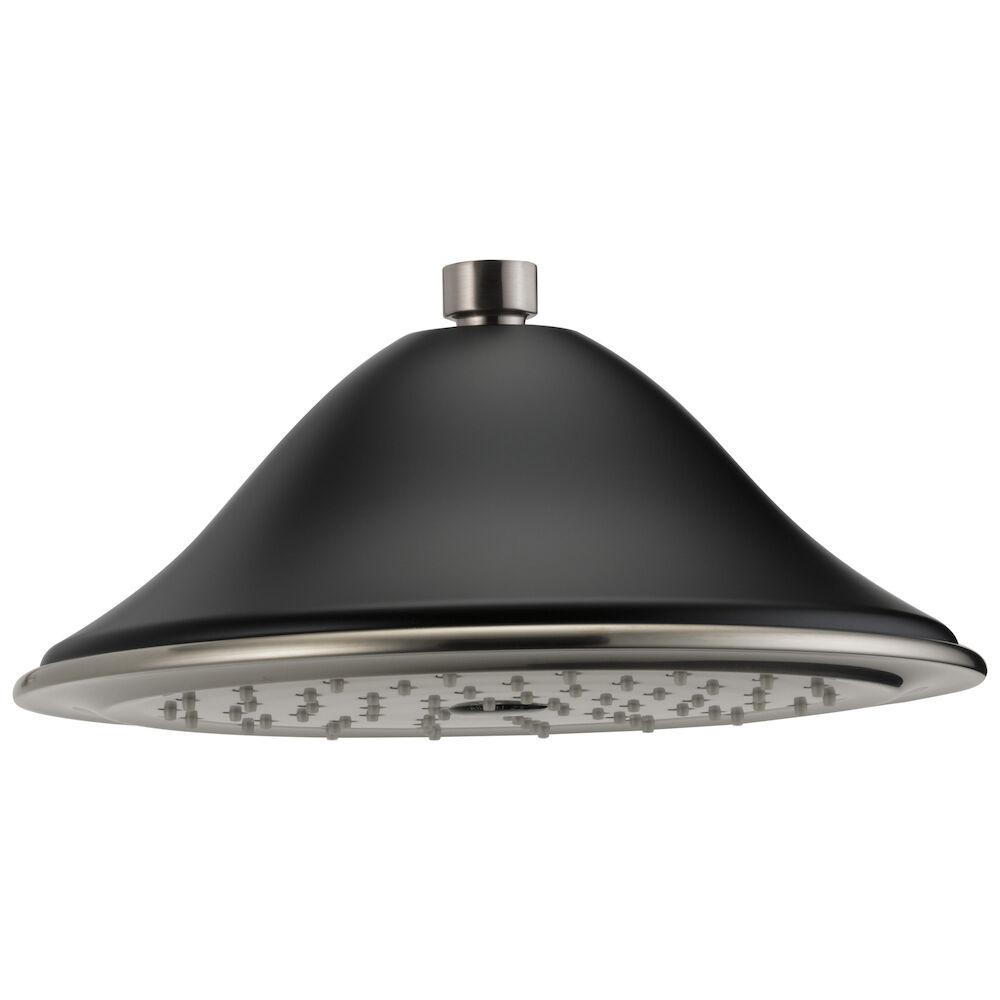 Brizo Brizo Traditional Round Raincan Showerhead, Luxe Nickel  /Matte Black