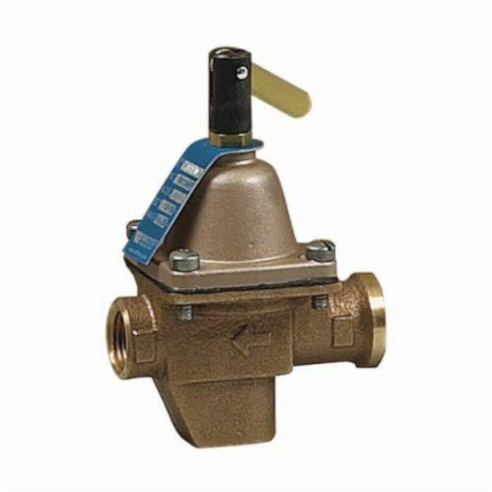 WATTS® 0386423 1156, B1156F Water Pressure Regulator, 1/2 in, Union Solder Inlet, 100 psi, Bronze Body, Domestic