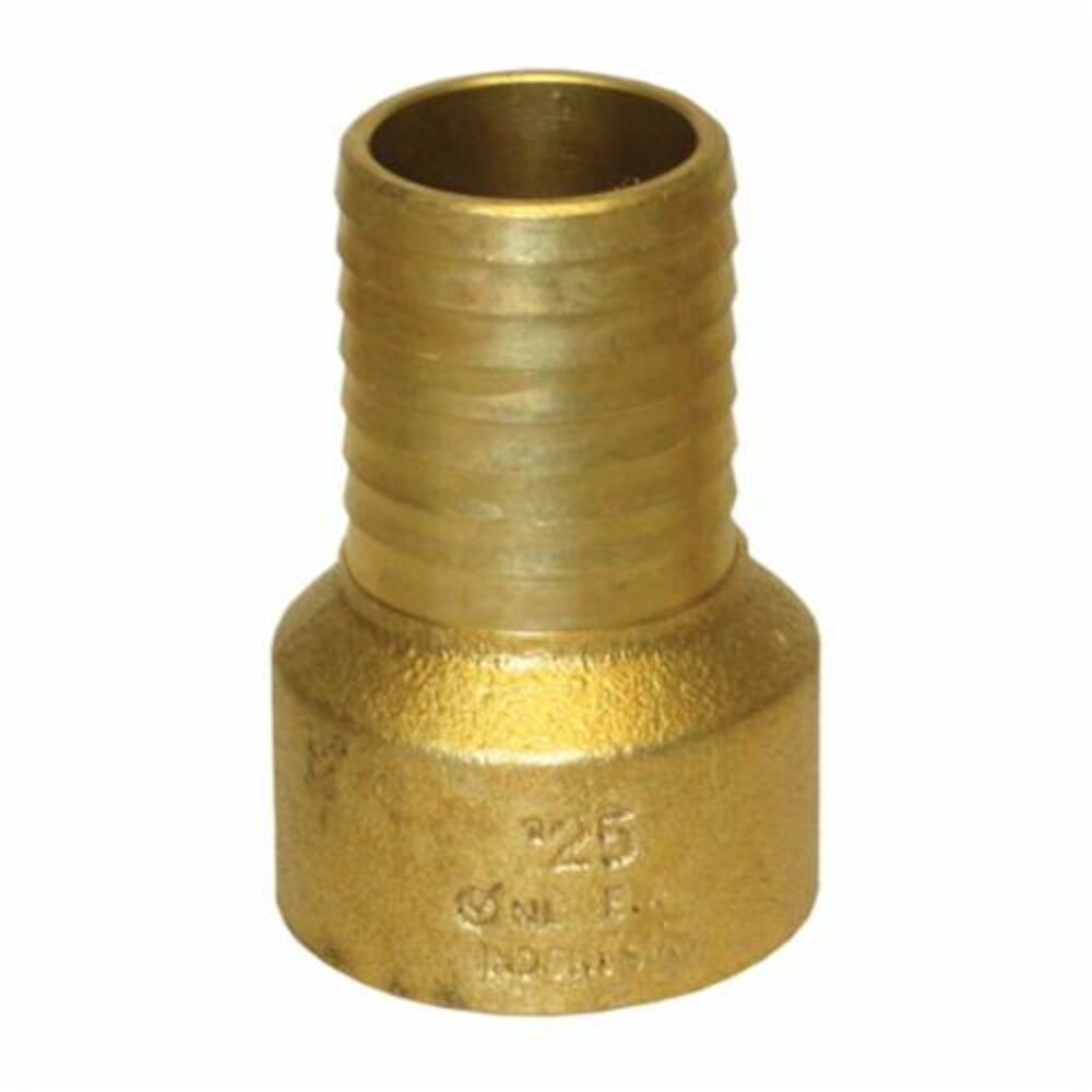 Merrill™ IBFANL125 Female Adapter, 1-1/4 in, InsertxFNPT, Brass, Domestic