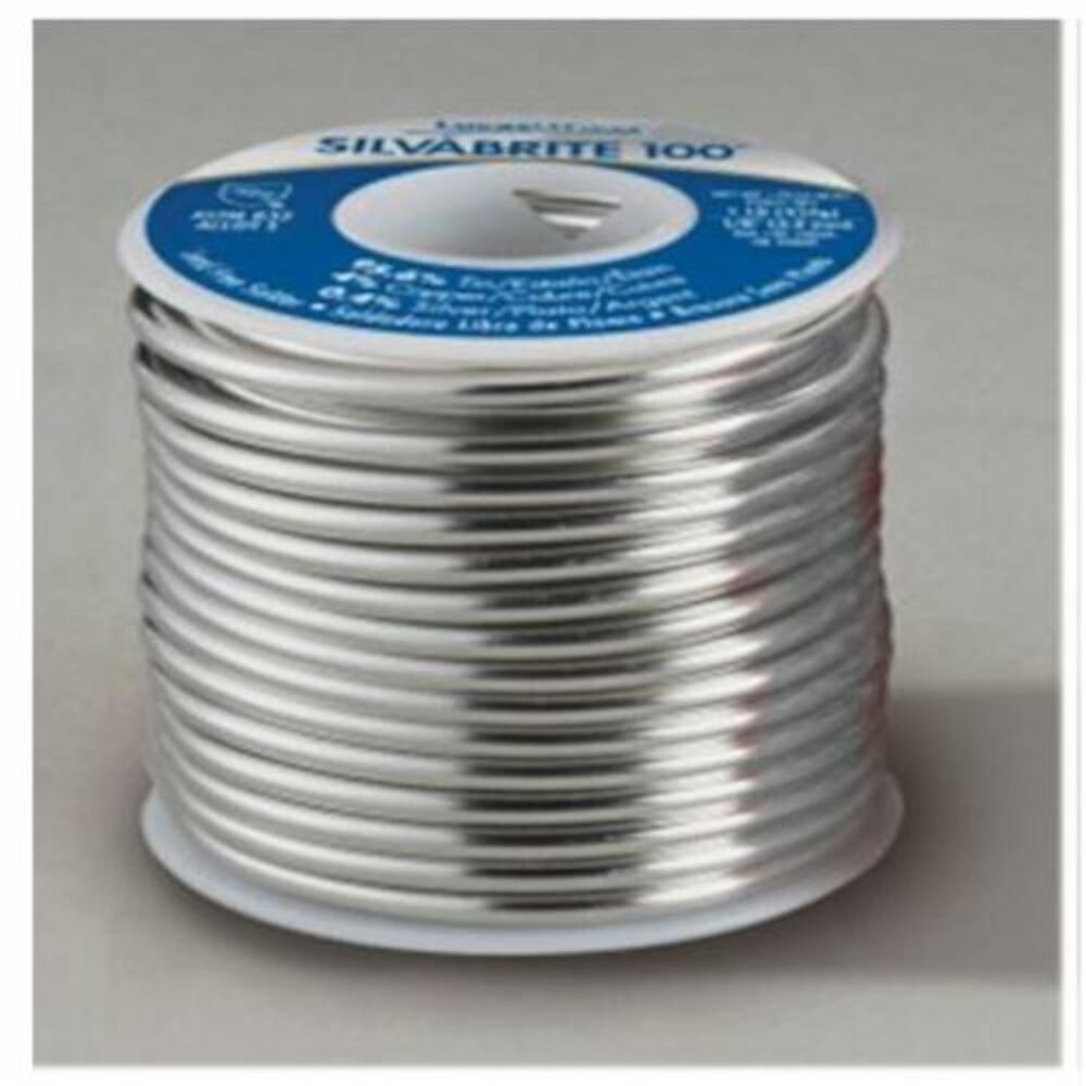 LucasMilhaupt® Sil-Fos® Silvabrite 100® 56761 Solder, 1/8 in, 440 deg F Melting, 1 lb Spool