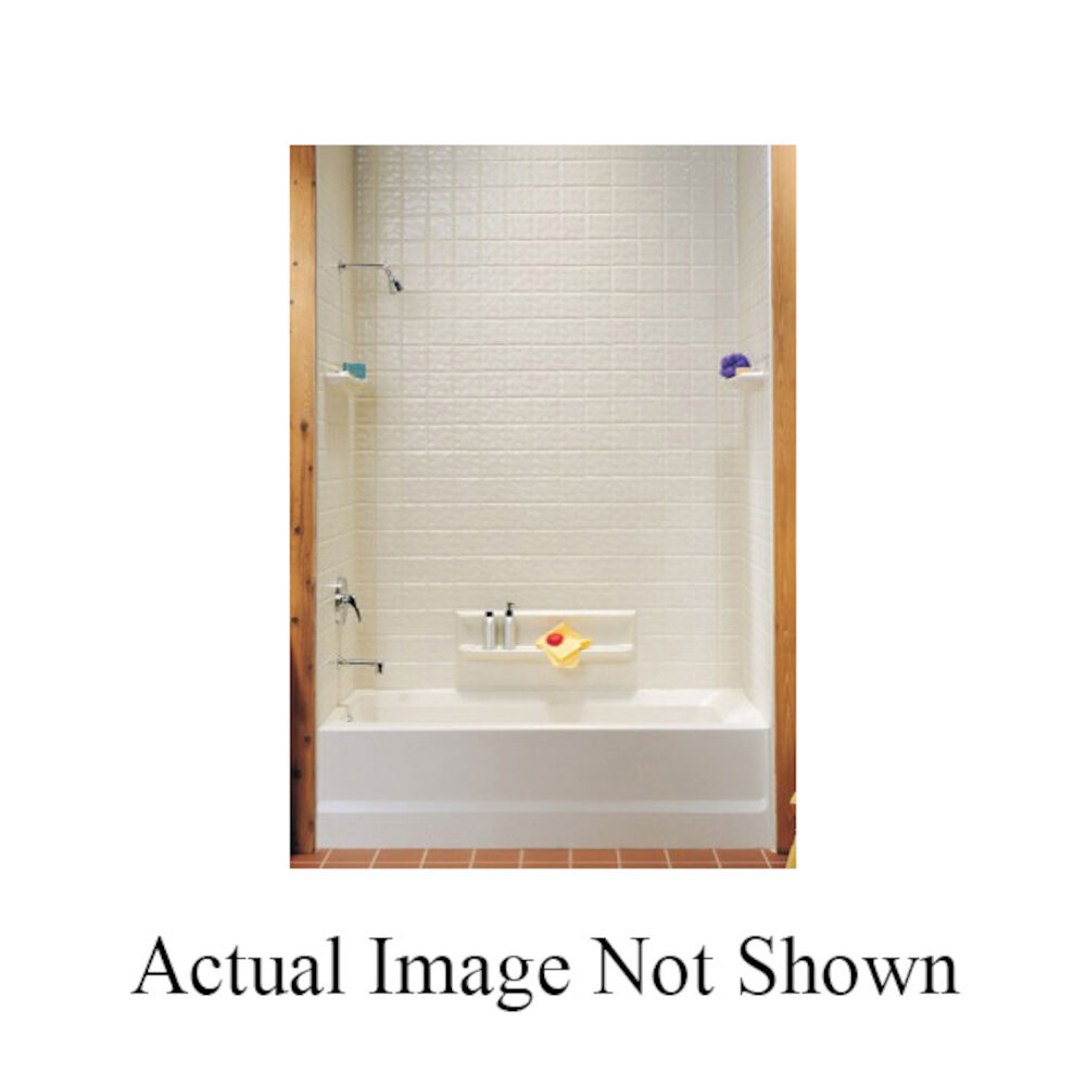 Swan® SwanTile™ TI50000.010 5-Piece Tile Tub Wall Kit, 60 in Wx59-5/8 in H, Veritek®, Domestic