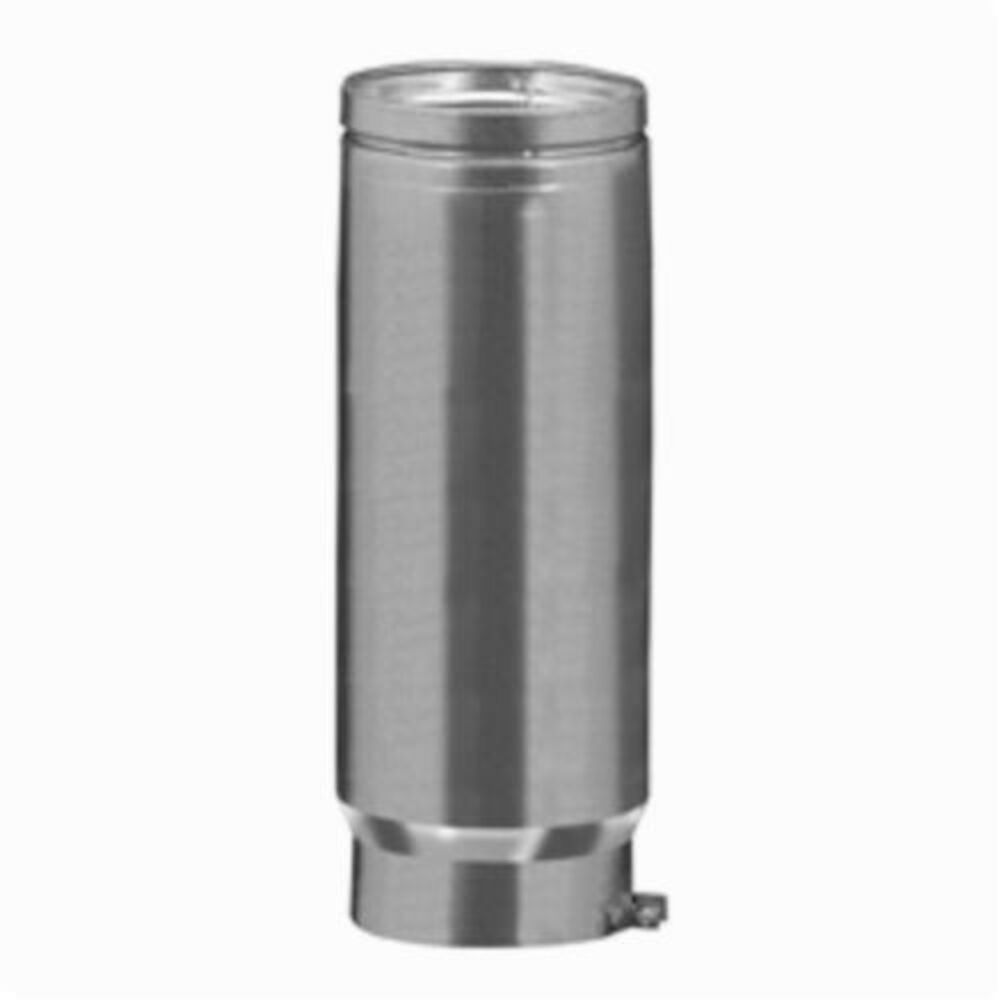 Hart & Cooley® 4RA Male Adapter, 4-9/16" ID Diax6" L, Steel, Galvanized, Domestic