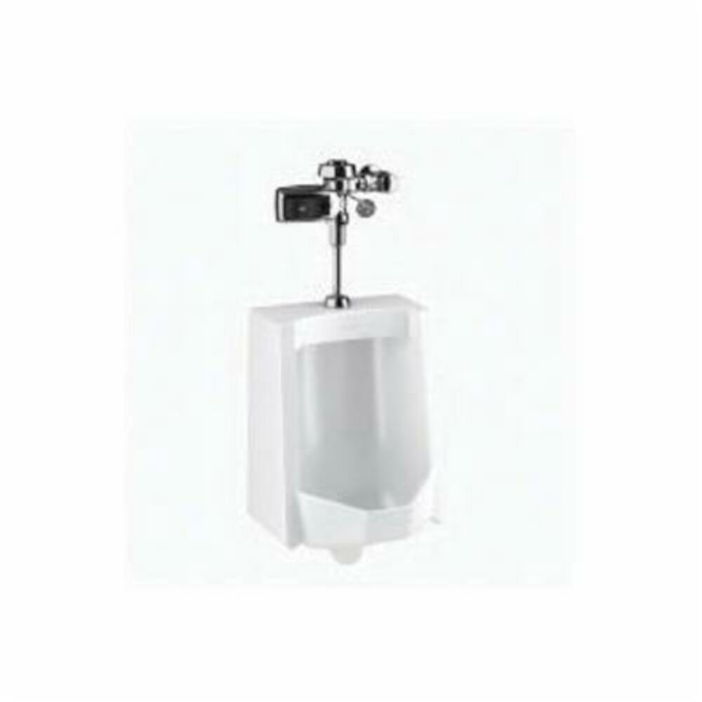 Sloan® 10001302 WEUS-1000 Standard Urinal and Flushometer, 0.125 gpf, Top Spud, Wall Mount, Polished Chrome