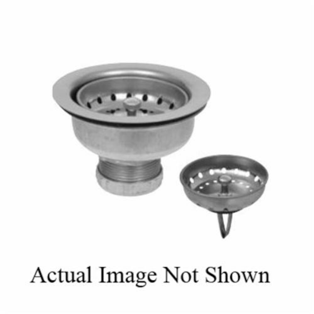 Dearborn® 4204-14-3 Heavy Duty Replacement Basket w/ Metal Snap-In Spring, Stainless Steel, Chrome Plated