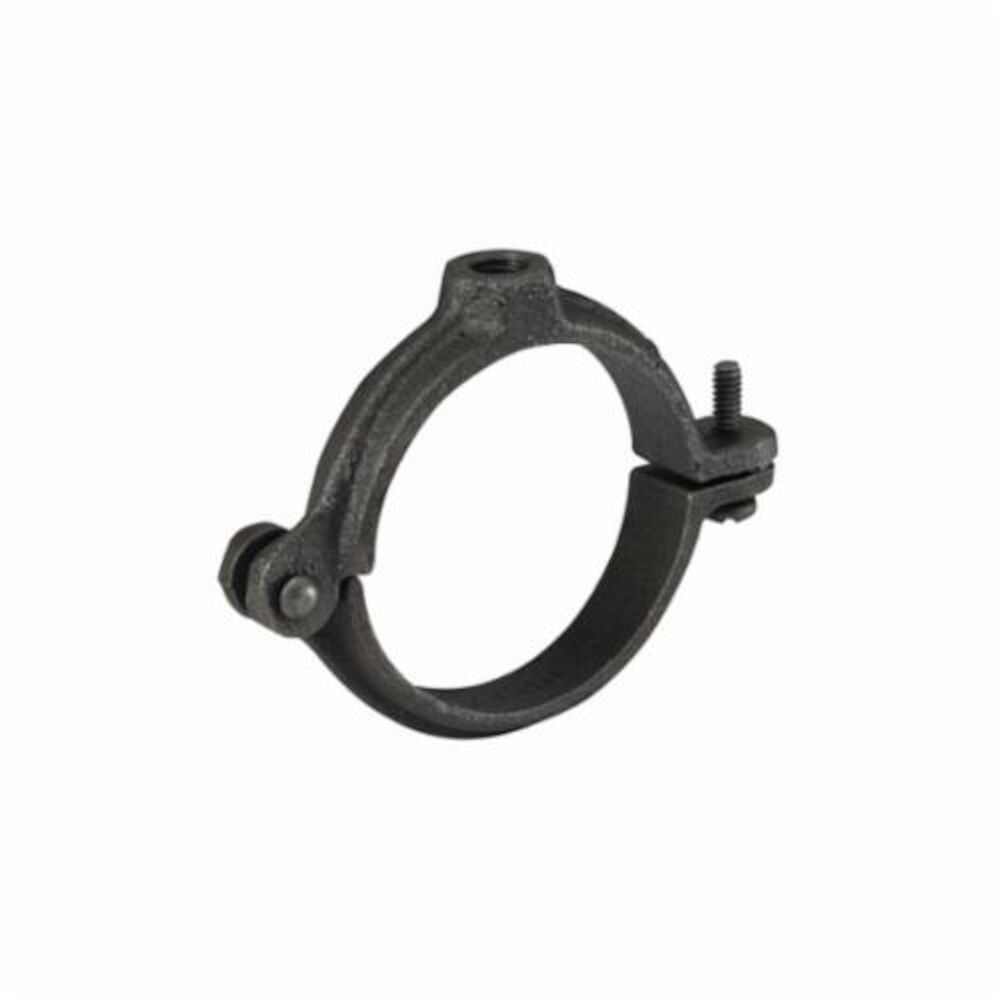 B-Line B3198H-2PLN 2-Piece Hinged Extension Split Pipe Clamp, 2" Conduit, 180 lb Load, Malleable Iron