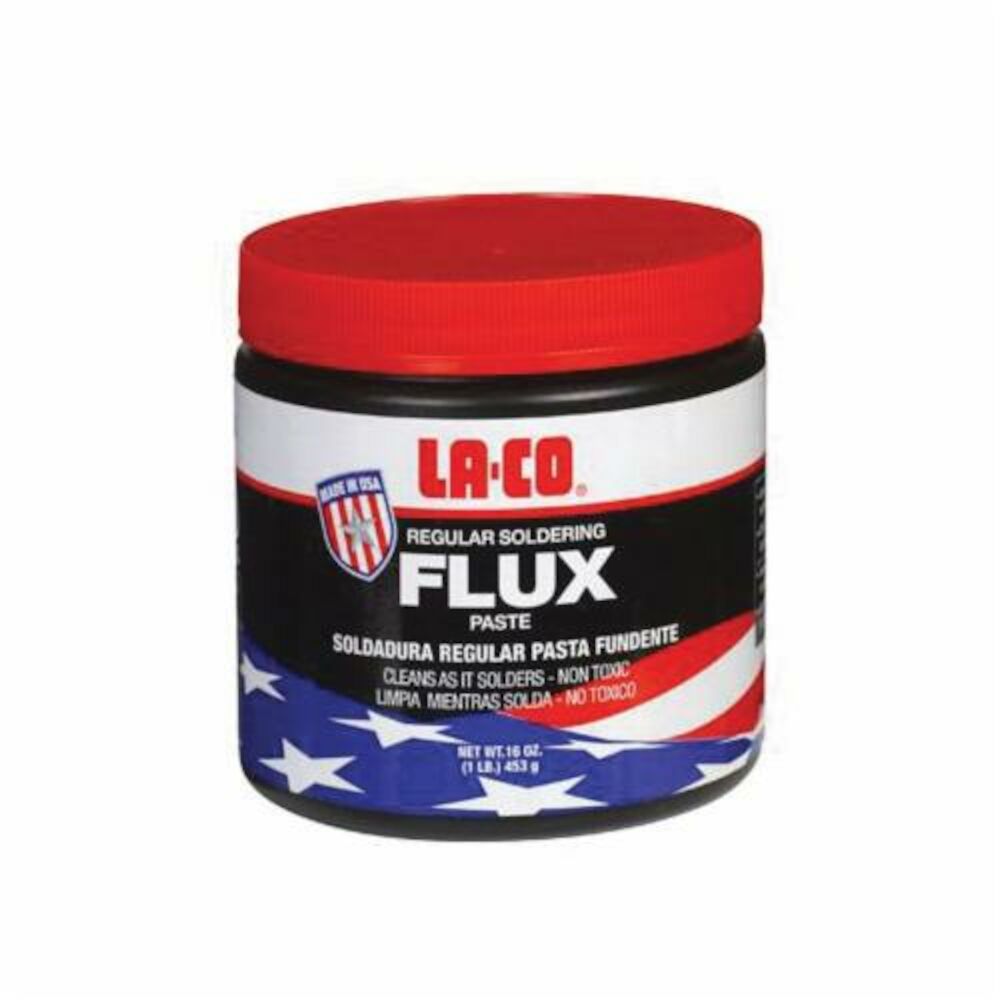 LA-CO® 022194 Regular Soldering Flux, 4 oz, Brush" Cap, 6.5 to 7
