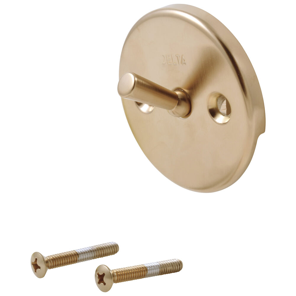 DeltaOverflow Plate & Screws - Trip Lever, Champagne Bronze