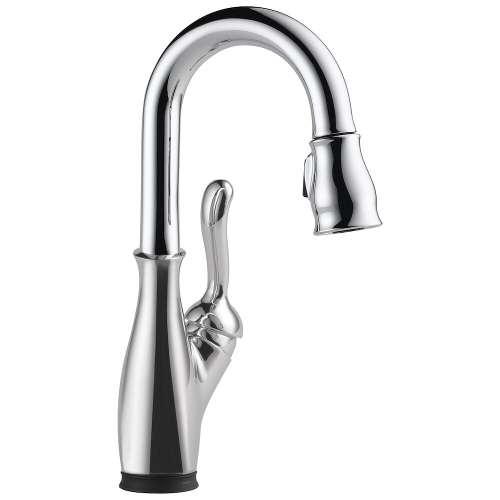 D9678TDST Delta Leland® Single Handle Pull-Down Bar / Prep Faucet with Touch2O® Technology, Chrome