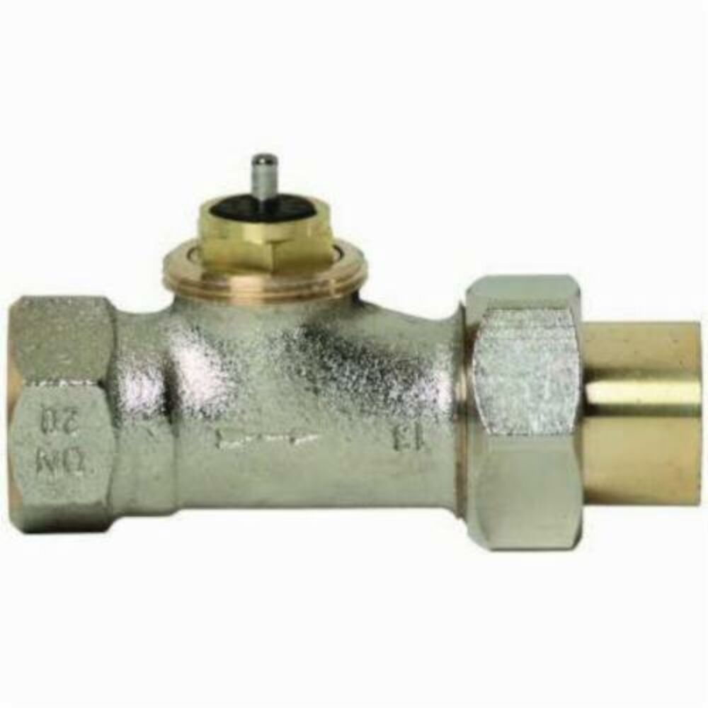 Honeywell Braukmann V2040DSL20 Thermostatic Radiator Valve, 3/4 in, NPT InletxThread Outlet, 150 psi, Brass