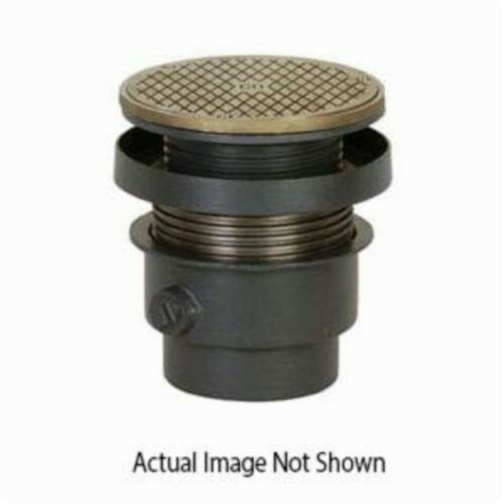 834-3DSR Adjustable On-Grade Cleanout Complete Assembly With Ring and Strainer, Ductile Iron