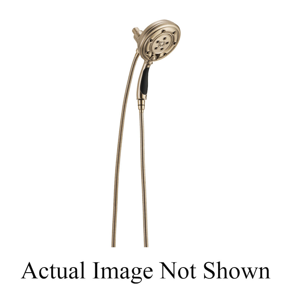 D86200GL25 Brizo Essential™ Shower Classic Round H2Okinetic® Multi-Function Hydrati® 2|1 Shower, Luxe Gold